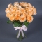 Букет із 25 троянд Піч Аваланч - Фото 1