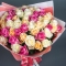 Букет из 51 розы Калейдоскоп - Фото 3