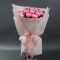 Букет із рожевих піонів Сакура  - Фото 3