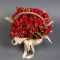 Кошик троянд Ред Ванесса - Фото 2