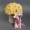 Троянди Піч Аваланч у капелюшній коробці - Фото 1