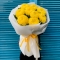 Bouquet of yellow XL chrysanthemums  - Photo 2