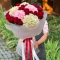 Bouquet of hydrangeas and imported roses  - Photo 4