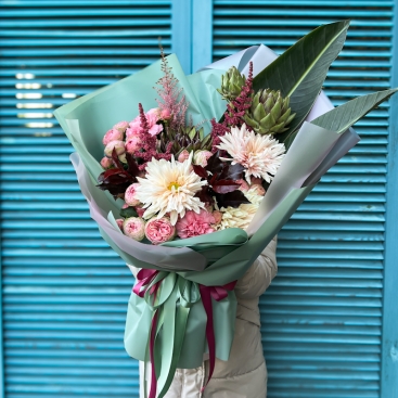 Букет «Карамель» з артишоками