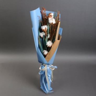 Bouquet Blue Bavovniatko