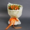 Букет помаранчевих тюльпанів - Фото 3