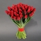 Букет из  красного тюльпана - Фото 1