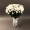 Букет белых хризантем - Фото 2