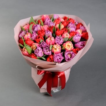 Букет тюльпанов Free spirit