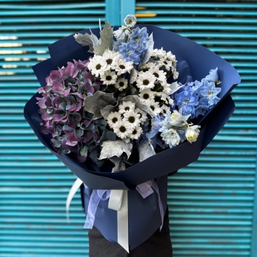 Букет Голубая изморозь