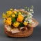 Spring basket with ranunculus - Photo 1