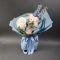 Bouquet of peonies with delphiniums and poppies - Photo 1