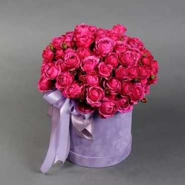 Оксамитова коробка з трояндою Річ Бабблз
