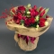 Bouquet Ruby extravagance of tulips, amaryllis and roses - Photo 2