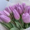 Букет лавандових тюльпанів  - Фото 4