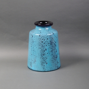 Glass vase Bella black and blue CF 15766/30