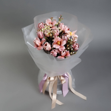 Букет тюльпанів Брауні