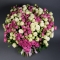 Букет из 51 розы Сноу Ворлд и Мисти Бабблз - Фото 2