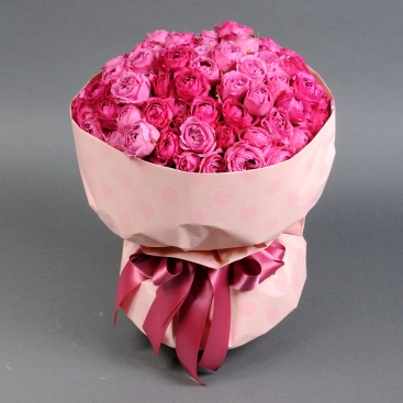 Букет із 25 троянд спрей «Бабблз» стандарт