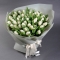Букет белых тюльпанов Жемчуг - Фото 3
