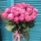 Букет із 25 рожевих троянд Кантрі Блюз - Фото 1