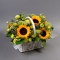 Basket of sunflowers Ukrainochka - Photo 1