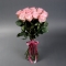 Букет із 15 рожевих троянд Пінк Охара - Фото 2