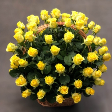 Basket of roses Penny Lane