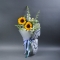 Bouquet with sunflowers Vintage - Photo 1