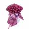 Пионовидные тюльпаны в шляпной коробке - Фото 1
