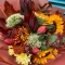 Осенний букет с подсолнухами и хризантемами  - Фото 3