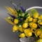 Композиція квітів в кошику З Україною в серці! - Фото 4