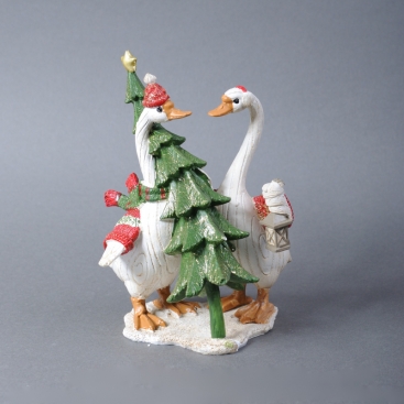 Статуэтка Гуси с елкой