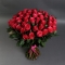 Букет 51 троянда Такаци Дарк Пінк - Фото 3