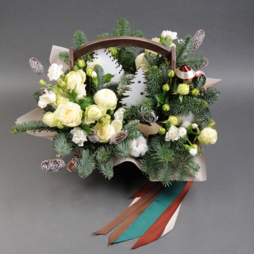 Композиція Містичний зимовий ліс