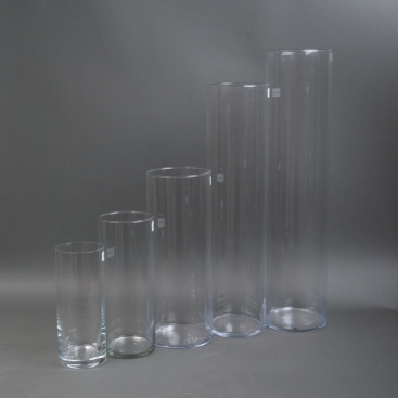 Vase glass cylinder 