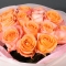Букет 15 роз Коралл Рива - Фото 2