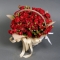 Кошик троянд Ред Ванесса - Фото 3