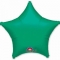 Шар Звезда зеленая с оттенком металлик 48 см
