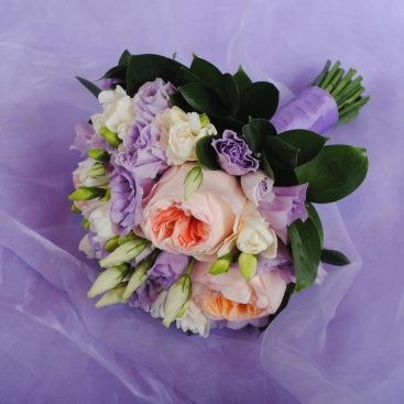 Букет невесты с розой Дэвида Остина