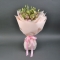 Bouquet of pink eustomas - Photo 2
