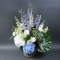 Basket with hydrangeas Blooming Garden - Photo 1