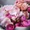 Bouquet Pink mist with peonies and peony-shaped roses - Photo 3