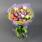 Букет з тюльпанами і фрезією Санторіні - Фото 2