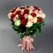 Букет из 51 розы микс - Фото 1