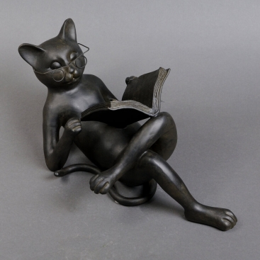 Фигурка Кот с книгой