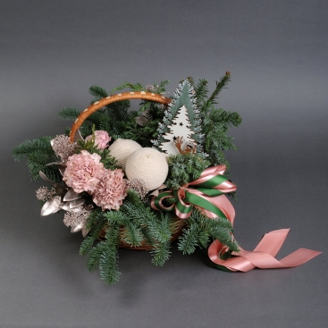 Composition New Year's Dianthus