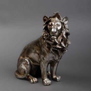 Декоративна фігурка лев сидячий 33 см