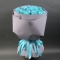 Bouquet of 25 blue roses Baby Blue Sky Blue - Photo 4