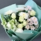 Bouquet of 5 Avalanche Roses and Chrysanthemums - Photo 2